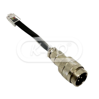 HamKing - Microphone Adapter 6-pin GDCH to 8-pin Western Icom